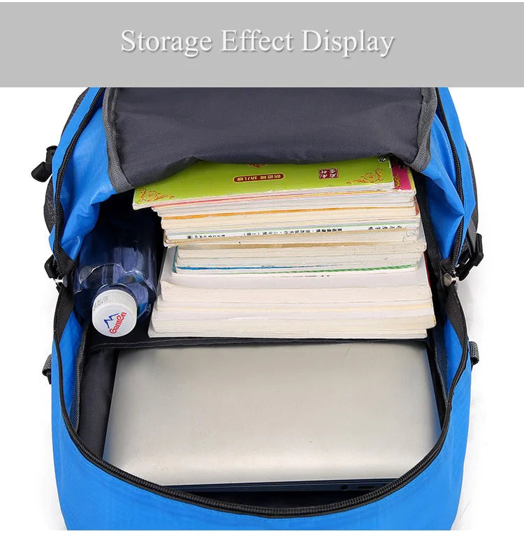 40L Men Women Travel Backpack Rucksack Camping Laptop Hiking School Book Bag USA Rieworkes