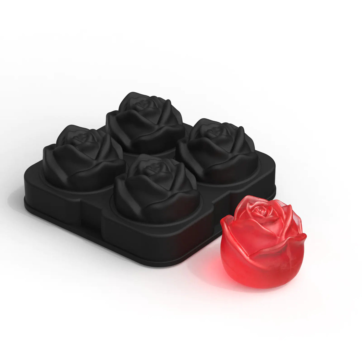 3D Rose Cocktail Whiskey Ice Cube Mold Mimarta