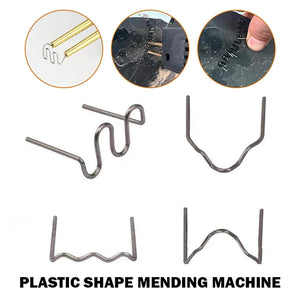 Hot Stapler Car Bumper Fender Fairing Welder Gun Plastic Repair Kit +600 Staples Rieworkes