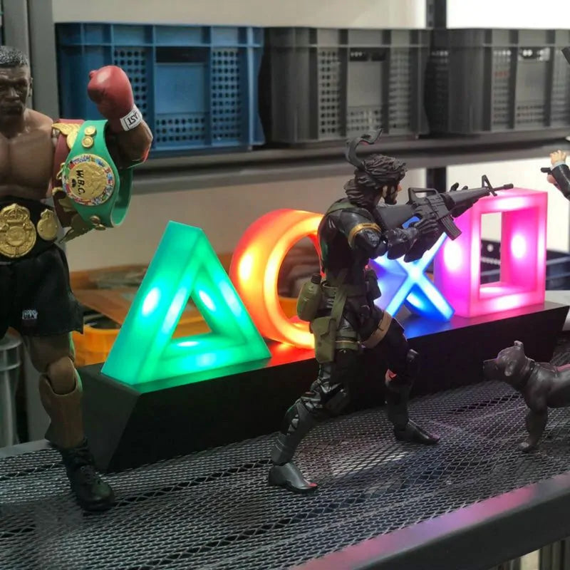PlayStation Voice-Controlled Game Icon Light: Acrylic Atmosphere Neon Rieworkes