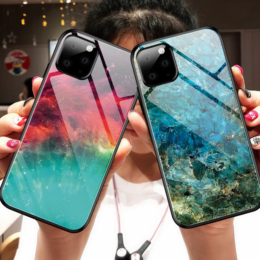 Gradient Glass Phone Case for iPhone 11 and XS Max Mimarta