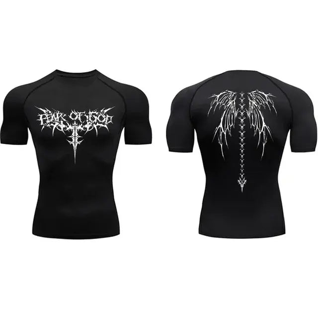 Sport Quick Dry Tight Gym T-shirts Rieworkes