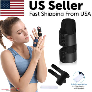 Adjustable Trigger Finger Splint Straightener Corrector Brace Support Protector Rieworkes