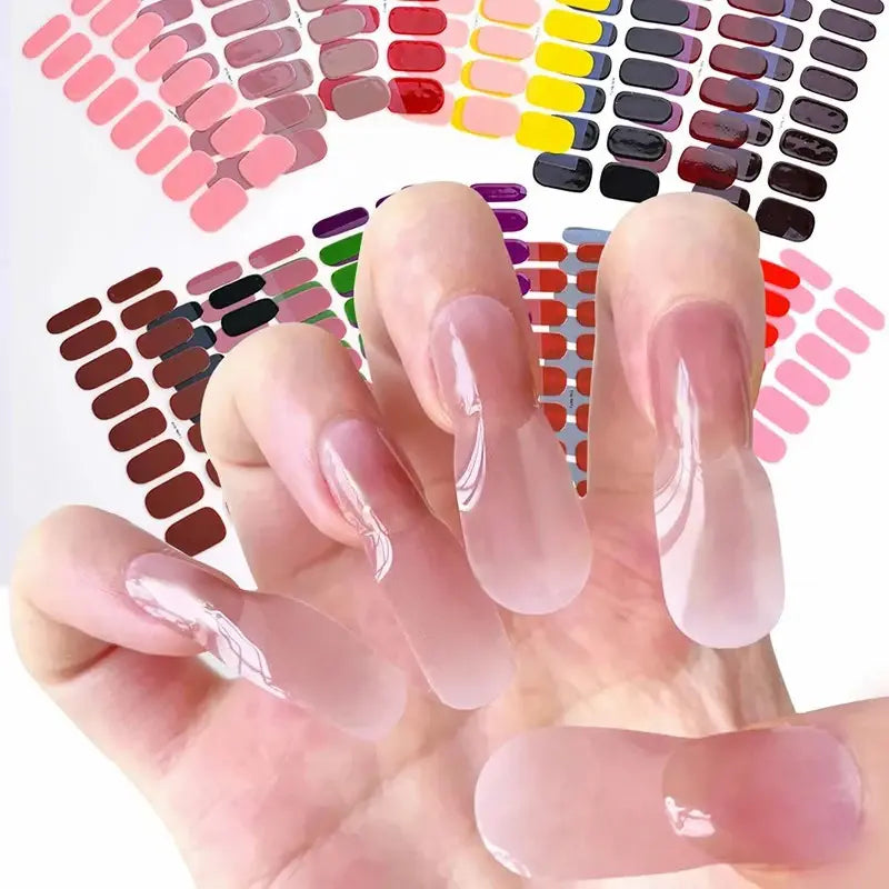 DIY Gel Nail Stickers Rieworkes