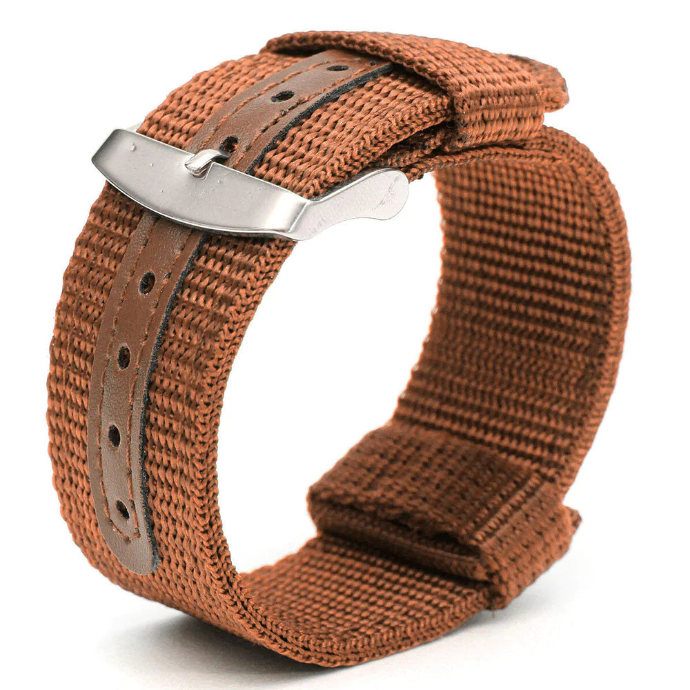 18mm 20mm 22mm 24mm Military Canvas Nylon Wrist Watch Band Strap Bracelet Sport Rieworkes