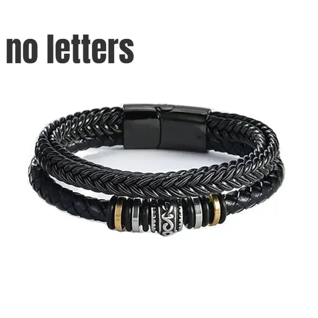 Braided Leather Bracelets for Men Rieworkes