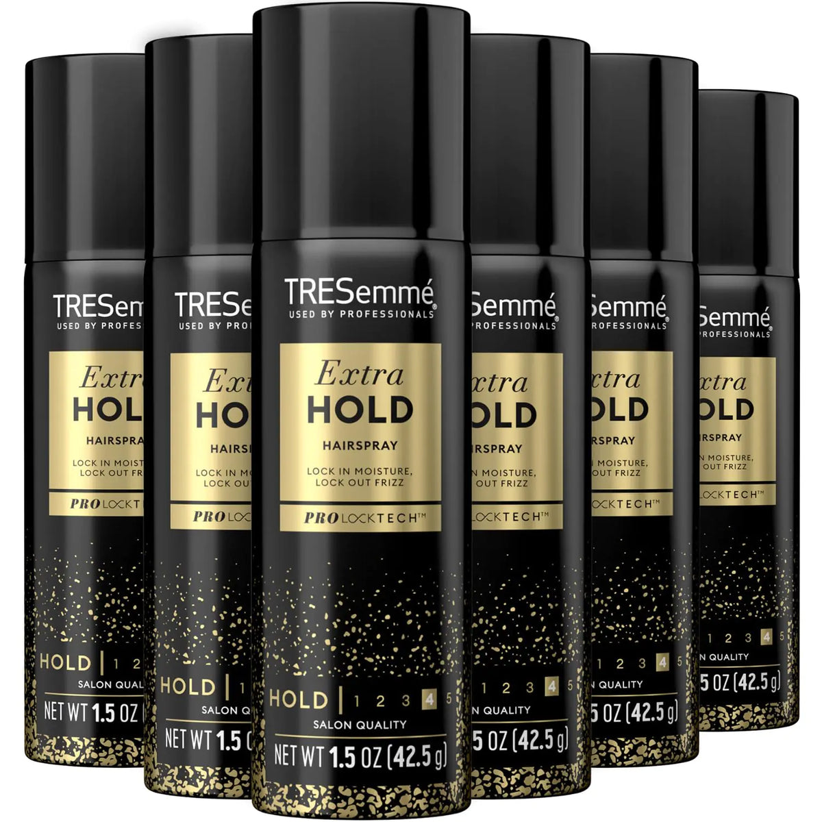 TRESemmé Travel-Size Hairspray 6-Pack – TRES Two Aerosol Hair Spray Extra Hold, Anti-Humidity, Anti-Frizz Hair Products, 1.5 Oz Ea Rieworkes