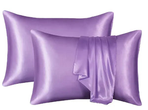 Silk Solid Color Satin Pillowcase Rieworkes