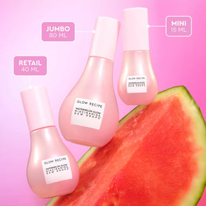 Glow Recipe Watermelon Glow Niacinamide Dew Drops Face Serum - Hydrating Hyaluronic Acid Skincare Serum, Makeup Primer & Liquid Highlighter for Dewy, Glowing Skin - Brightening Face Serums (40ml) 1.35 Fl Oz (Pack of 1) Gray Rieworkes