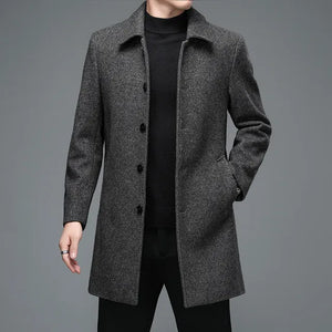 Business Woolen Overcoat Jacket Rieworkes