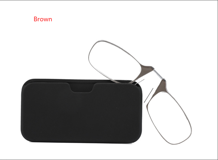Legless Clamp Nose Reading Glasses For Both Men And Women +2.00 +2.50 Rieworkes