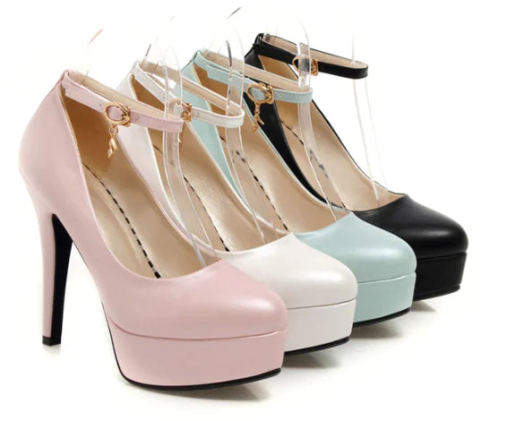 Elegant High Heeled Waterproof Club Shoes for Women Mimarta