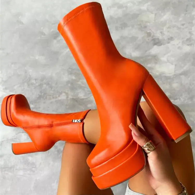 Daphne Platform Boots Rieworkes