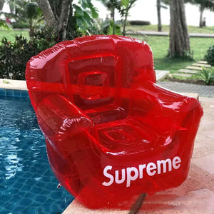 Red sofa chair transparent sofa stool Mimarta