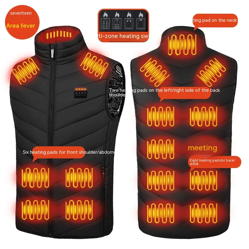Self-heating Smart USB Electric Vest Rieworkes