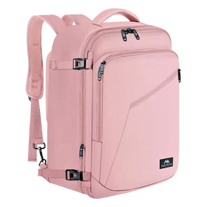 MATEIN Pink Travel Backpack for Women, Large Backpack Airline Approved, Expandable Carry on Backpacks, 35L Convertible Suitcase, Weekender Back Pack for Hiking Sport Gym, Gift for Traveler X-Large Rieworkes