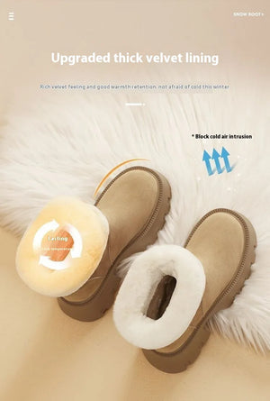 Women's Winter Fleece-Lined Thermal Shoes Mimarta