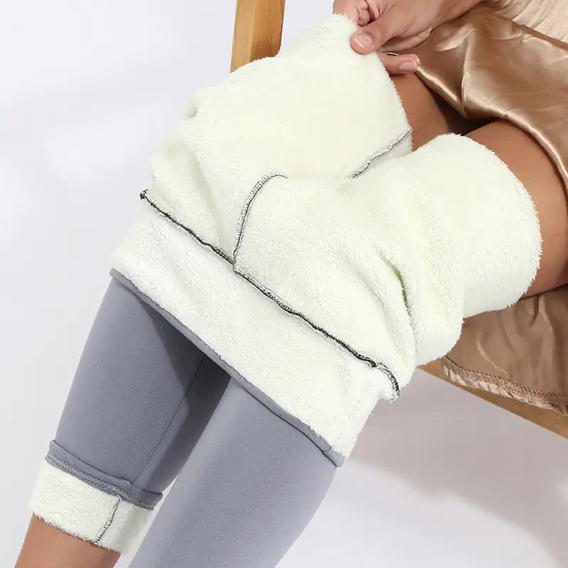 Winter Leggings Warm Thick High Stretch Lamb Cashmere Leggins Skinny Fitness Woman Pants Mimarta