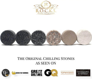 The Connoisseur's Set - Whiskey Stones & Twist Glass Edition Mimarta