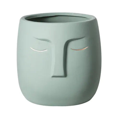 Ceramic Face Living Room Vase Rieworkes