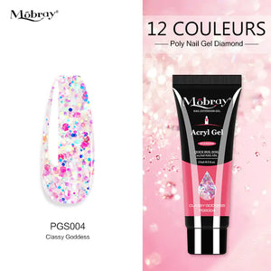 Poly Acrylic Gel: 15ML UV Gel for Nail Extension - 38 Colors Rieworkes