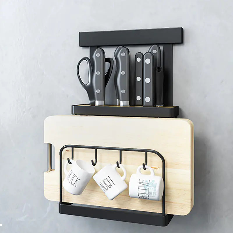 Punch-Free Stainless Steel Kitchen Storage Shelf Mimarta