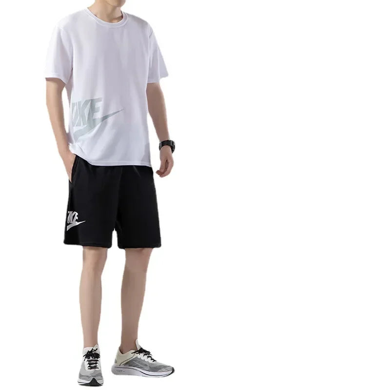 Luxury Men's T-Shirt and Shorts Set for Teens (2 Pieces) Mimarta