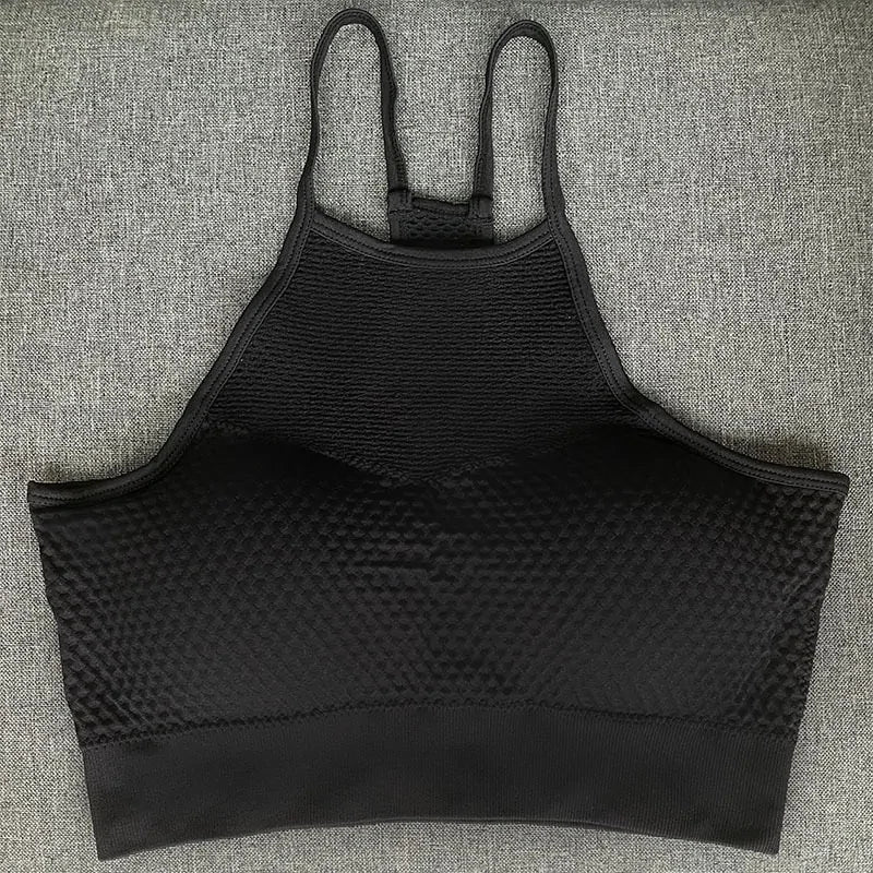 Cross Back Wirefree Removable Cups Sport Bra Rieworkes
