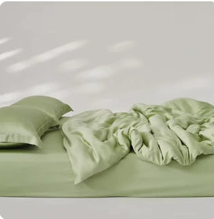 Organic Bamboo Summer Bedding Set Bed Sheet Rieworkes