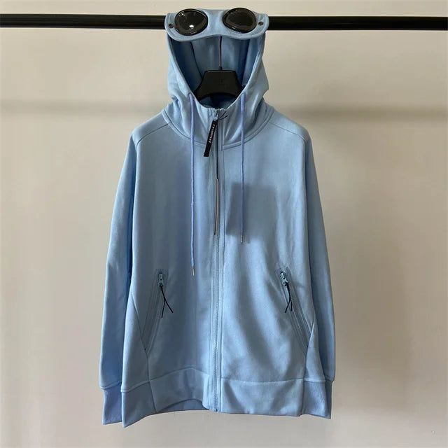 Winter Lens Decoration Hoodie Zip for Men and Women Rieworkes