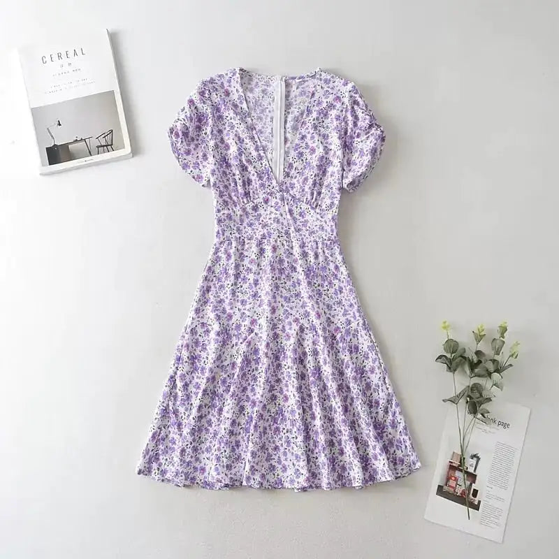 Floral Short Dress Rieworkes