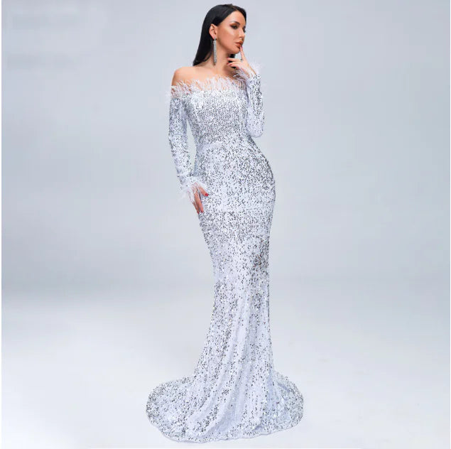 Elegant Evening Dress Rieworkes