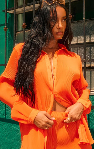 Edge Shirt & Pants Set in Orange Rieworkes