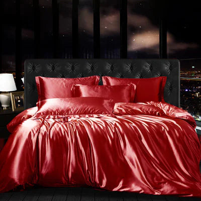 Luxury Silk 4-Piece Bedding Set Mimarta