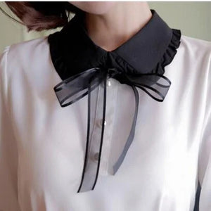 Women Detachable False Collar Rieworkes