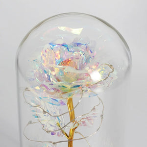 Enchanted Glass Rose Decoration Rieworkes