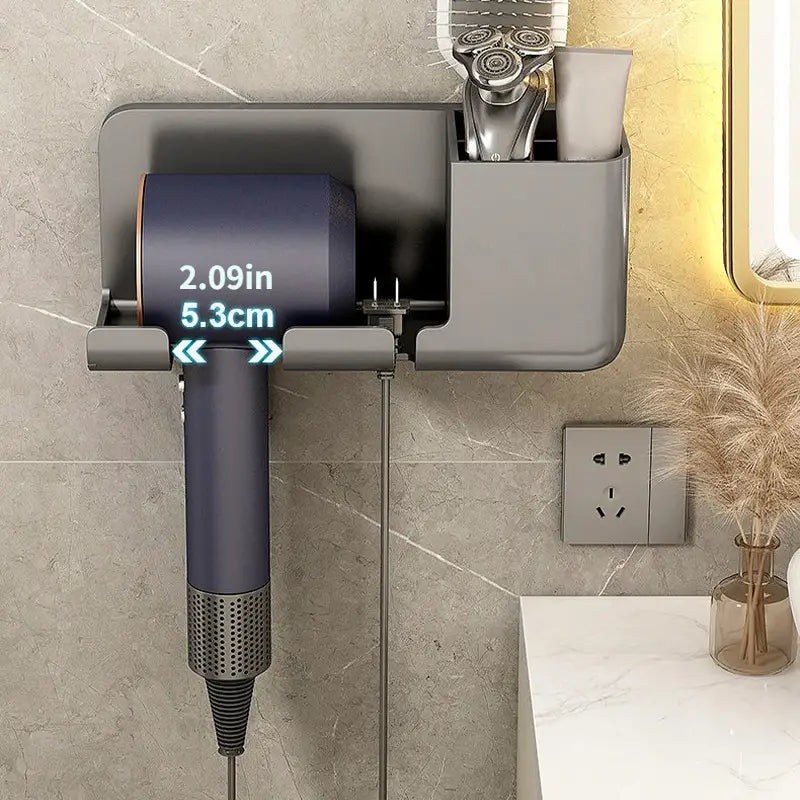Wall Mounted Bathroom Storage Holder for Hair Tools Mimarta