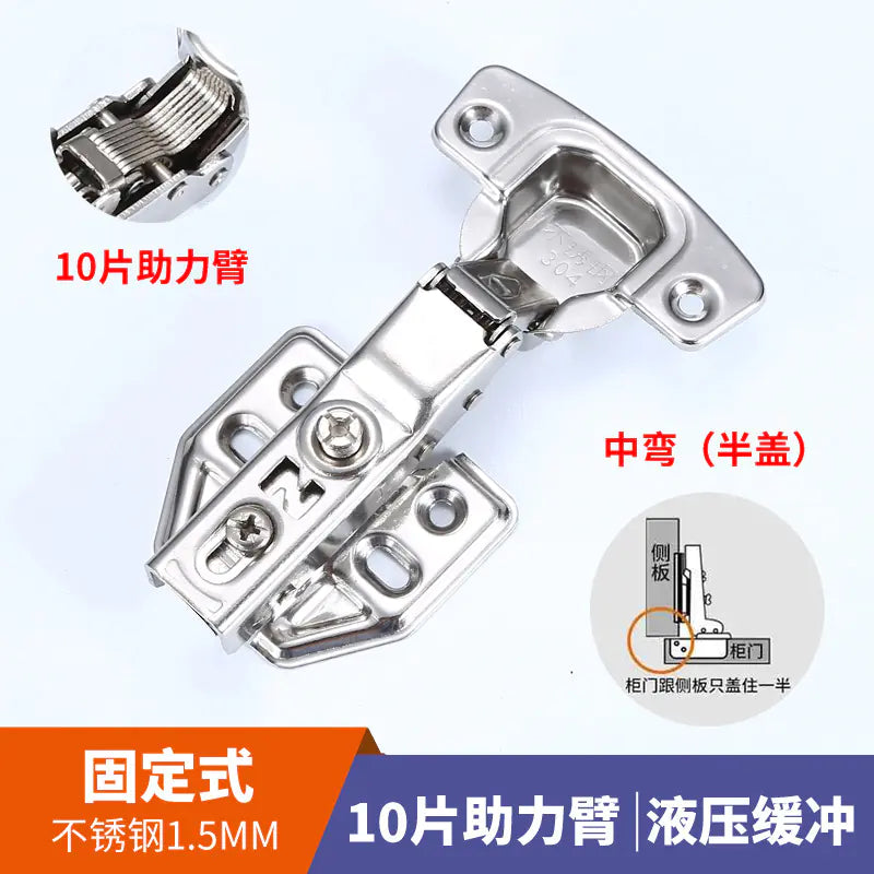 304 Stainless Steel Cabinet Door Hydraulic Hinges Mimarta