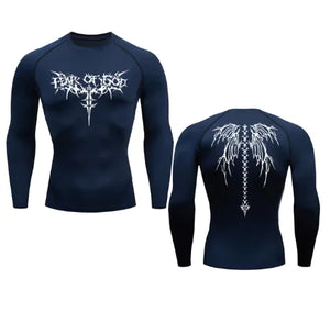 Anime Print Gym Sport Quick Dry Gym TShirts Rieworkes