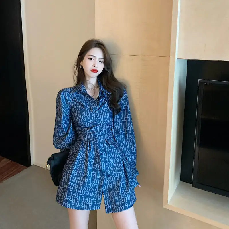 Women's Long Sleeve Shirt Jacket for Autumn Mimarta