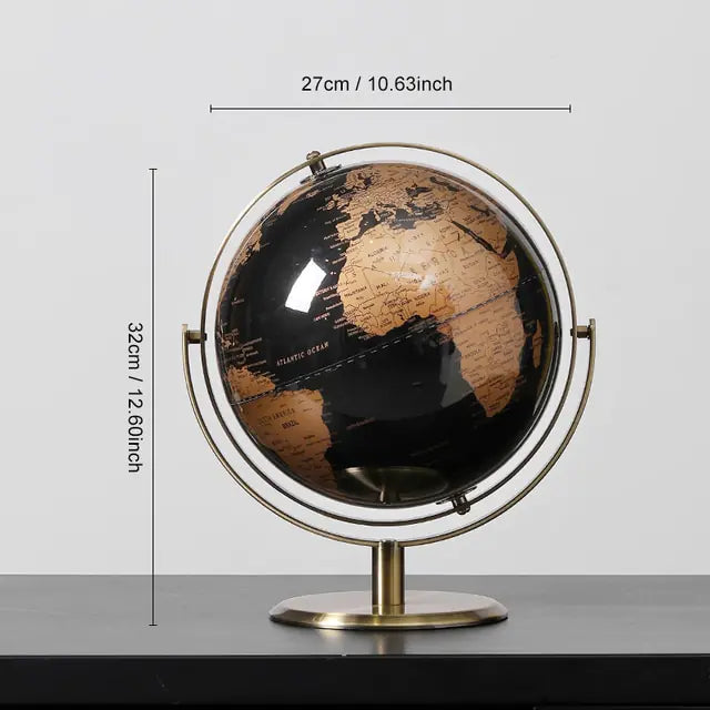 Home Decor World Globe Retro Map Globe Office Decor Accessories Rieworkes
