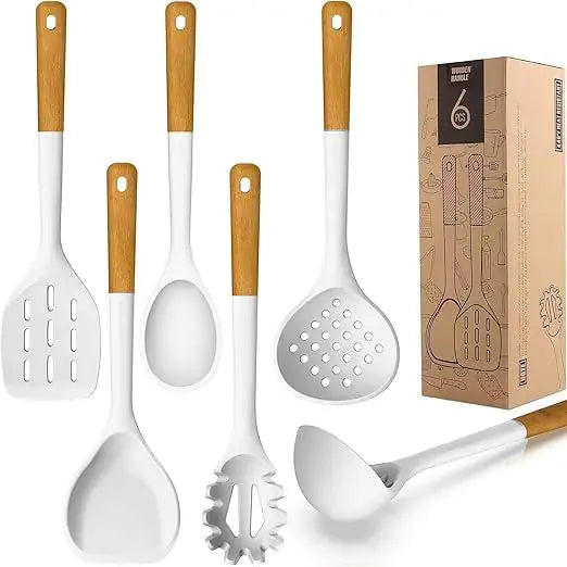 Silicone Cooking Utensils Set Rieworkes