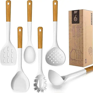 Silicone Cooking Utensils Set Rieworkes
