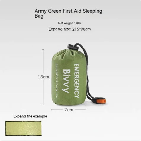 Portable Emergency Tent & Sleeping Bag Rieworkes