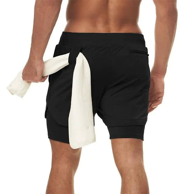 Gym Workout Shorts With Phone Pocket Rieworkes