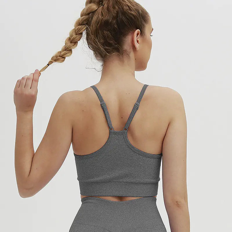 2020 New Cross-Border Yoga Outfit - Crop Top &amp; Bra Mimarta
