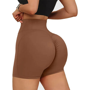 Sports Shorts Women High Waist Workout Seamless Fitness Yoga Shorts Rieworkes