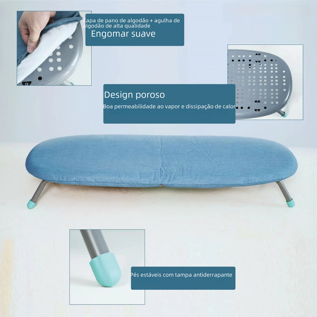 Mini Foldable Ironing Board - Compact &amp; Portable Design Mimarta