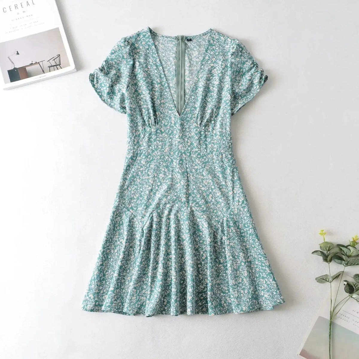 Floral Short Dress Rieworkes