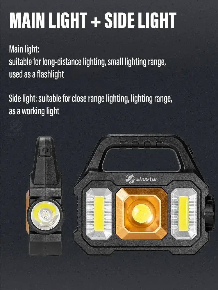 High Power Rechargeable LED Camping Work Light Rieworkes
